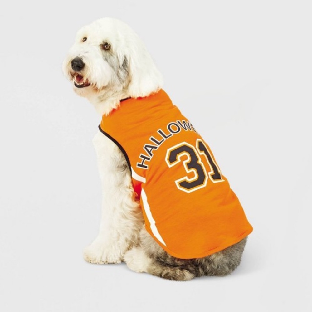 Halloween Dog Baskeball Jersey #31 size L